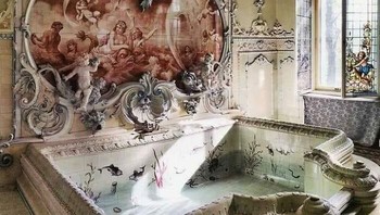Istana Dietla yang indah tapi terbengkalai di Sosnowiec, Polandia. Foto: Boredpanda