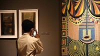 Ada 201 karya seni rupa modern dan kontemporer koleksi GNI mulai era 1800-an hingga masa kini.  Foto: Galeri Nasional Indonesia/ Ari & Destian
