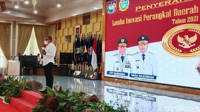 Gubernur Sumatera Utara Edy Rahmayadi (Ahmad Arfah Fansuri Lubis/detikcom)
