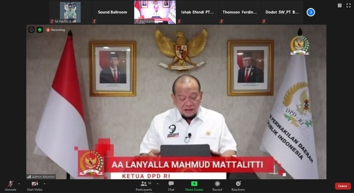 Ketua DPD Ajak Pengusaha Cermati Dinamika Politik dan Ekonomi Global