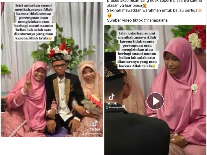 Kisah istri viral yang antar suami menikah lagi. Kisah istri viral yang antar suami menikah lagi.