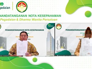Pegadaian Gandeng Istri-istri Menteri Garap Inklusi Keuangan
