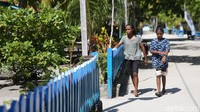 Memiliki luas sekitar 7 hektare, Arborek dihuni sekitar 48 keluarga dengan 217 jiwa.