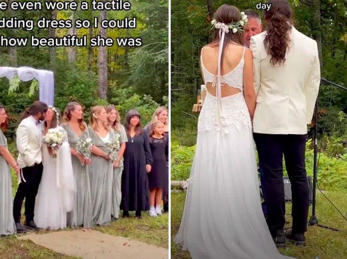 Viral pengantin bergaun taktil Viral pengantin bergaun taktil