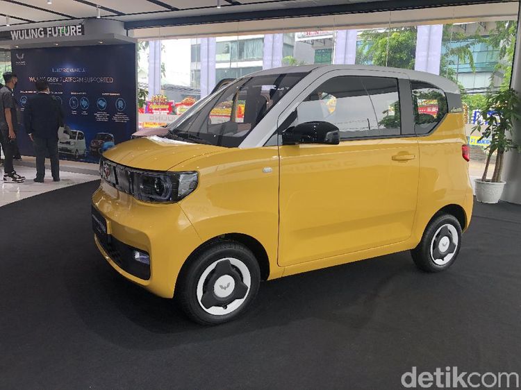 Wujudnya Nongol di Jakarta, Ini Penampakan Mobil Listrik Murah Meriah Wuling