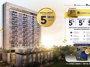 Hunian Mewah Astra Hongkong Land, Dekat MRT Cicilan Mulai Rp 5 Juta!