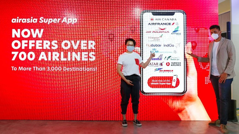 Aplikasi Airasia Super App.