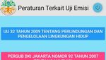 Ini Tampilan Aplikasi Khusus Uji Emisi di PlayStore yang Disebut e-ujiemisi