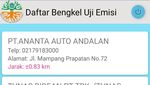 Ini Tampilan Aplikasi Khusus Uji Emisi di PlayStore yang Disebut e-ujiemisi