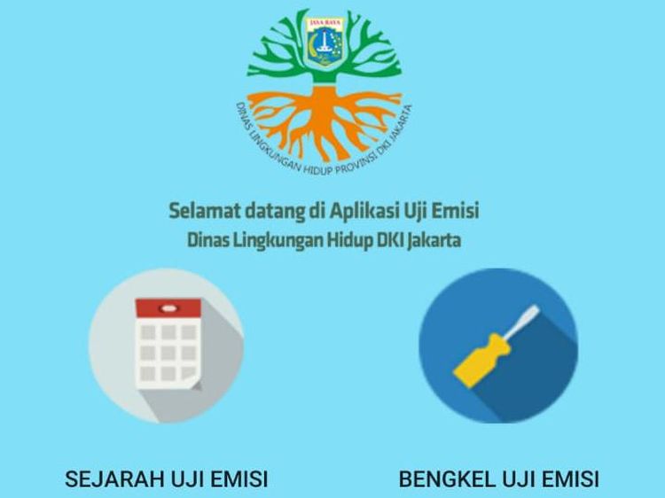 Ini Tampilan Aplikasi Khusus Uji Emisi di PlayStore yang Disebut e-ujiemisi
