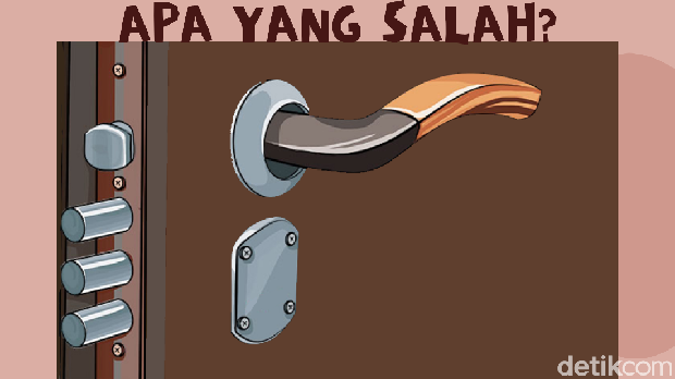 Kalau belum paham, ini adalah gambar pintu.