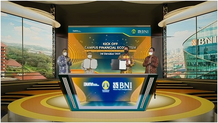 BNI Dukung UI Goes Digital Lewat Campus Financial Ecosystem
