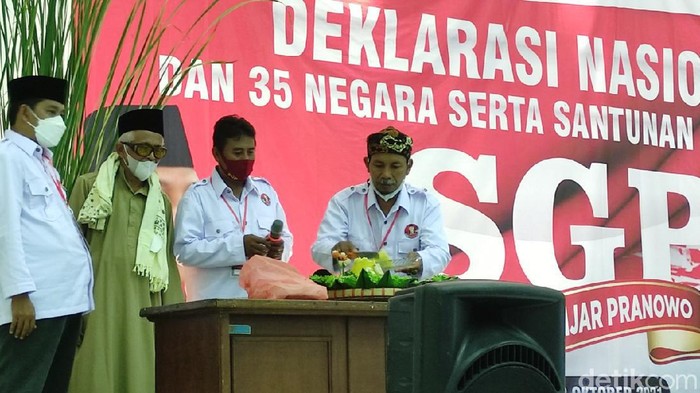 Deklarasi Sahabat Ganjar Pranowo (SGP), dukung Ganjar Pranowo capres pada Pilpres 2024, Semarang, Kamis (28/10/2021).