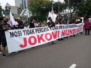 Ada Demo Buruh-Mahasiswa, Ruas Jalan Menuju Istana Ditutup