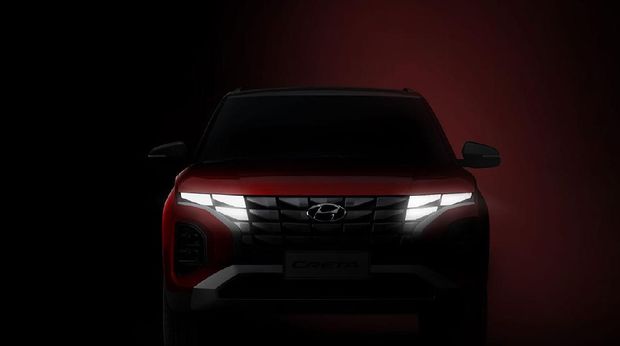 Gambar penggoda (teaser) Hyundai Creta yang akan diproduksi di Indonesia.