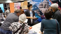 Indonesia turut berpartisipasi di acara Travel & Adventure Show 2021, pameran wisata terbesar di Amerika Serikat. Di ajang ini, Indonesia tebar pesona kepada ribuan pengunjung. (dok. KJRI San Fransisco)