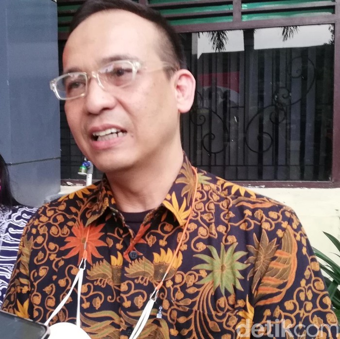 Kepala Staf Konas Menwa Indonesia M Arwani Denny di Polresta Solo, Kamis (28/10/2021).