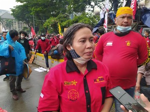 Pendemo Sebut Jokowi Hanya Butuh Rakyat Saat Pemilu, Setelah Itu Dilupakan