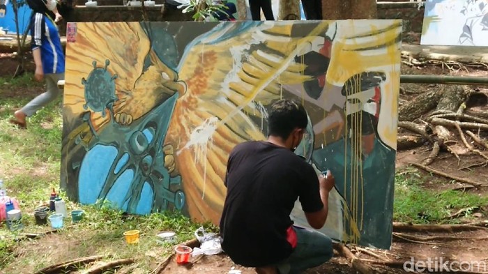 lomba lukis sumpah pemuda