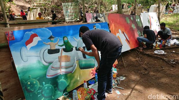lomba lukis sumpah pemuda