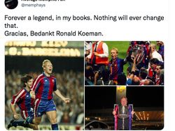 Meme Fans Barcelona Bersorak Ronald Koeman Dipecat