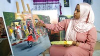 Menjadi salah satu pendobrak stigma gender, Sana menyadari tantangan yang dihadapinya saat memilih untuk menjadi seorang seniman wanita. Terlepas dari tantangan yang dihadapinya, Sana optimis lewat karyanya ia dapat berkontribusi untuk membangun negaranya.