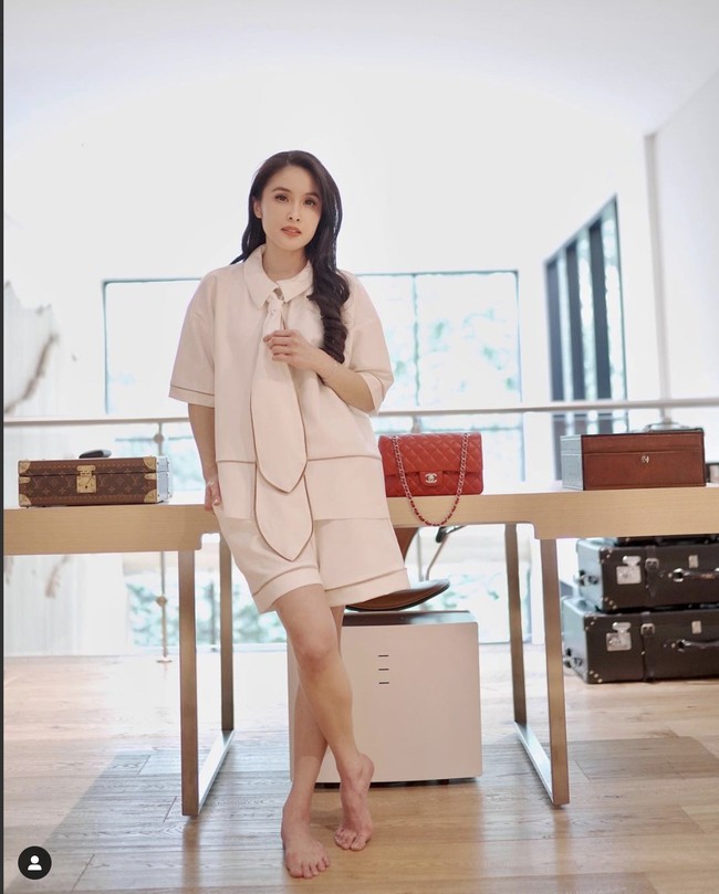 Pemain film Quickie Express itu juga mengatakan tas-tas branded miliknya jarang dipakainya karena dirinya jarang berpergian. Kalaupun tas tersebut dipakai langsung dilap, diangin-anginkan baru kemudian disimpan atau dipajang kembali. Foto: Dok. Instagram @sandradewi88