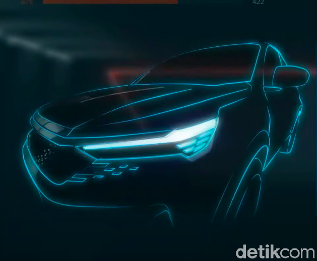 Siluet Mobil Baru Honda yang Meluncur di GIIAS 2021, Honda ZR-V?