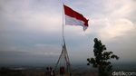 Sumpah Pemuda, Bendera Raksasa Dikibarkan di Pegunungan Patiayam