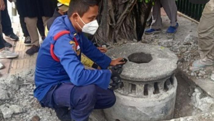 Batu bersejarah berusia 1700 tahun ditemukan di Jalan TB Simatupang, Jaktim.