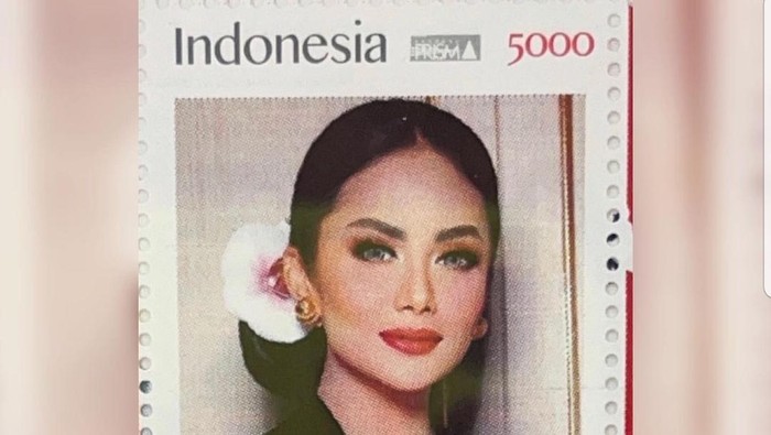 Foto Krisdayanti di Prangko