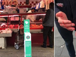 Protes Konsumsi Daging, Komunitas Vegan Ini Buat Hand Sanitizer Darah
