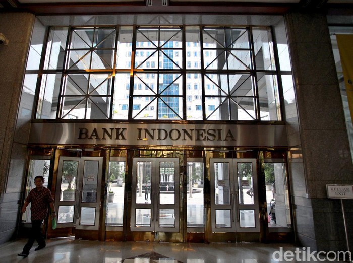 Ilustrasi Bank Indonesia, lgo bank indonesia, bi, gedung bank indonesia di Jakarta
