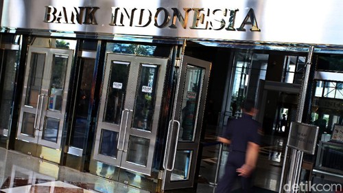 Ilustrasi Bank Indonesia, lgo bank indonesia, bi, gedung bank indonesia di Jakarta