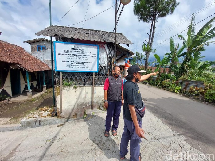 Lokasi lahan yang dikorupsi kades di Lembang