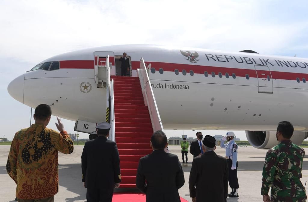 Presiden Joko Widodo (Jokowi) bertolak ke tiga negara dalam beberapa hari ke depan untuk melakukan kunjungan kerja. (Biro Pers Sekretariat Presiden/ Kris)