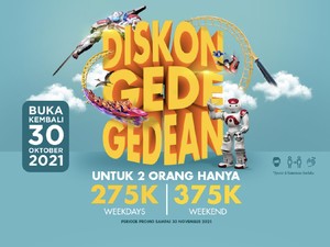 Buka Hari Ini, Trans Studio Cibubur Kasih Promo Gede-gedean!