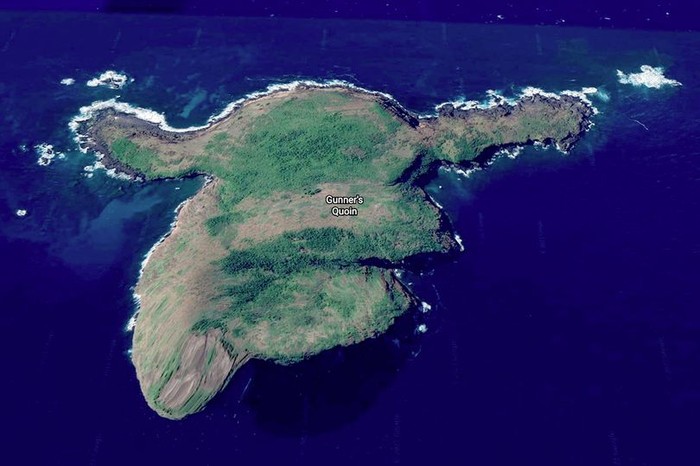Pulau mirip Baby Yoda