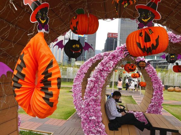 Semarak Halloween Hiasi Taman di Hong Kong