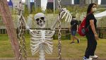 Semarak Halloween Hiasi Taman di Hong Kong