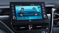 Toyota Indonesia New Sophisticated cabin interior New Camry Hybrid menampilkan desain baru, khususnya pada area dashboard dengan adanya New Marve;ous Floating Multi media dan New Extravagant Ornamentation. Foto: doc. 