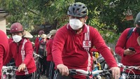 Kapolsek Ngemplak AKP Endar Isnianto mengatakan jika pihaknya hanya diperintah untuk mengamankan jalur gowes dan sebagai titik start.