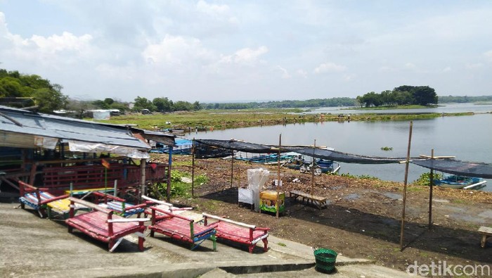 Waduk Cengklik di Boyolali yang akan direvitalisasi, Jumat (29/10/2021).