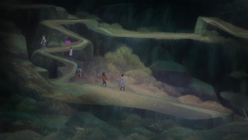 Ikuti petulangan Alex, Jonas dan teman-teman di pulau minsterius dalam game Oxenfree. Foto: (dok Steam).