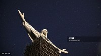 Patung bernama Christ the Protector sedang dibangun di kota Encantado, negara bagian Rio Grande do Sul, Brasil.  Foto: AFP/SILVIO AVILA