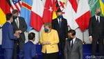 Sesi Foto KTT G20, Jokowi Berdiri di Baris Terdepan, di Tengah Pemimpin Dunia