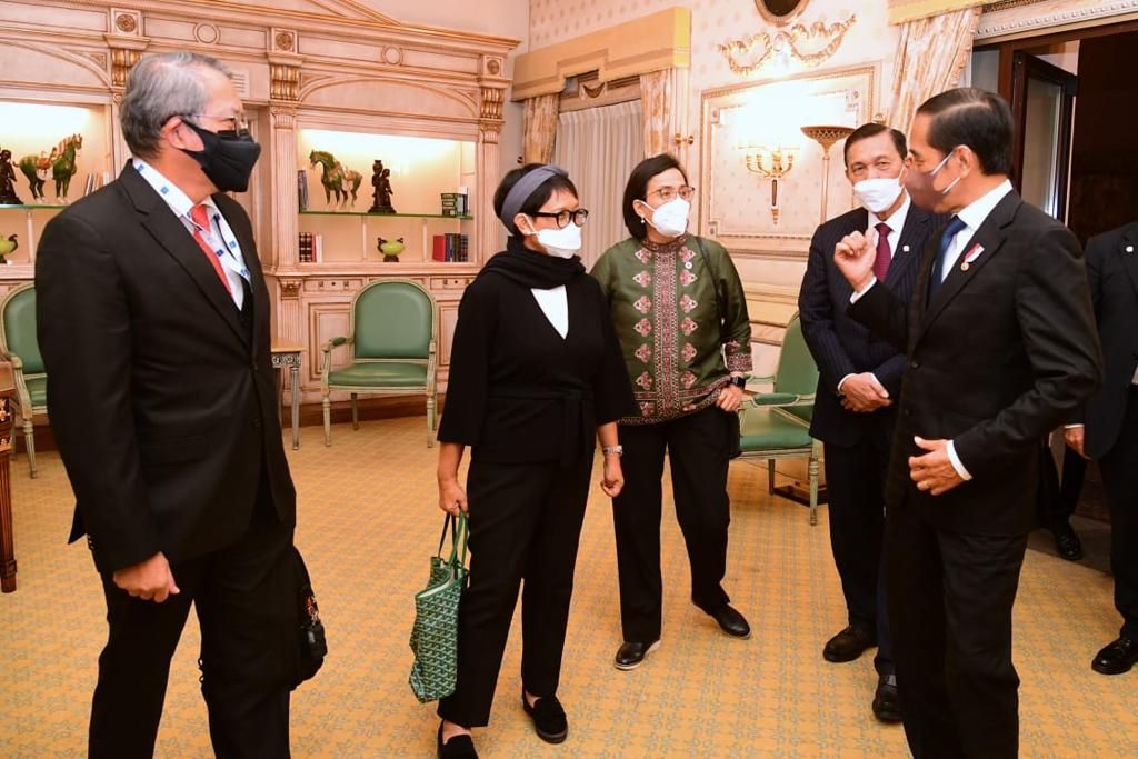 Jokowi Tiba di Roma