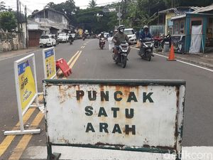Lalin di Puncak Bogor Normal di 2 Arah, Polisi Belum Terapkan One Way