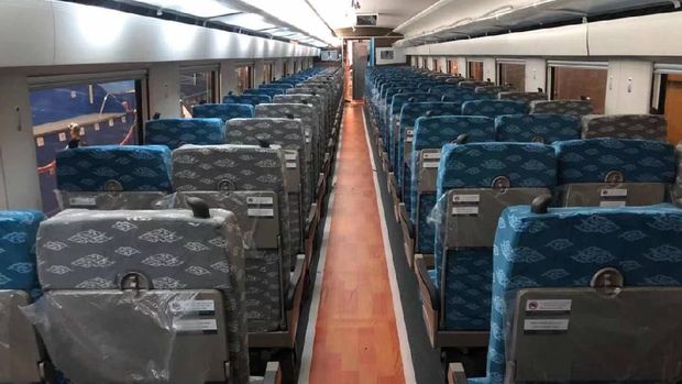 Kereta Api Cepat Jakarta-Bandung (KCJB). (Dok. Humas Pemprov Jabar) Kereta Api Cepat Jakarta-Bandung (KCJB). (Dok. Humas Pemprov Jabar)