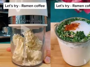 Tak Pakai Kopi, Pria Ini Bikin Minuman Latte dari Kentang Goreng hingga Ramen